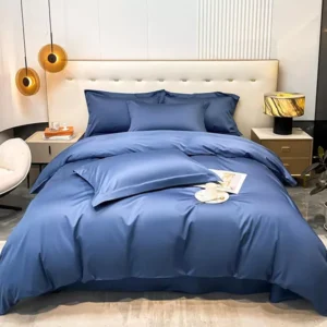 Ensemble Housse de Couette et Taies D’oreiller 100% Coton
